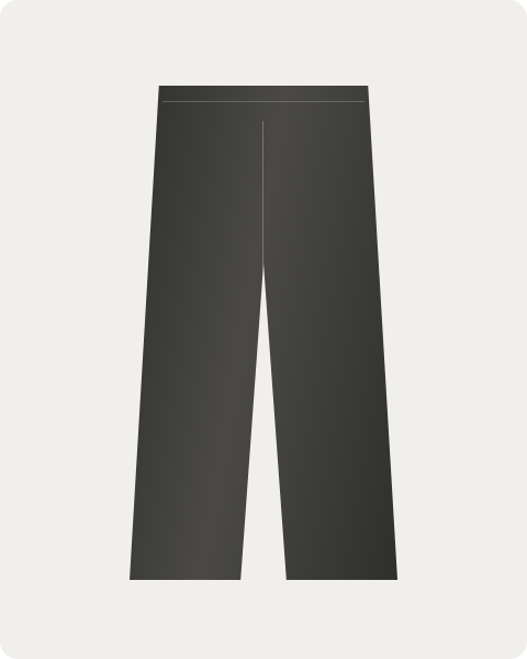 Straight-leg tailored trousers